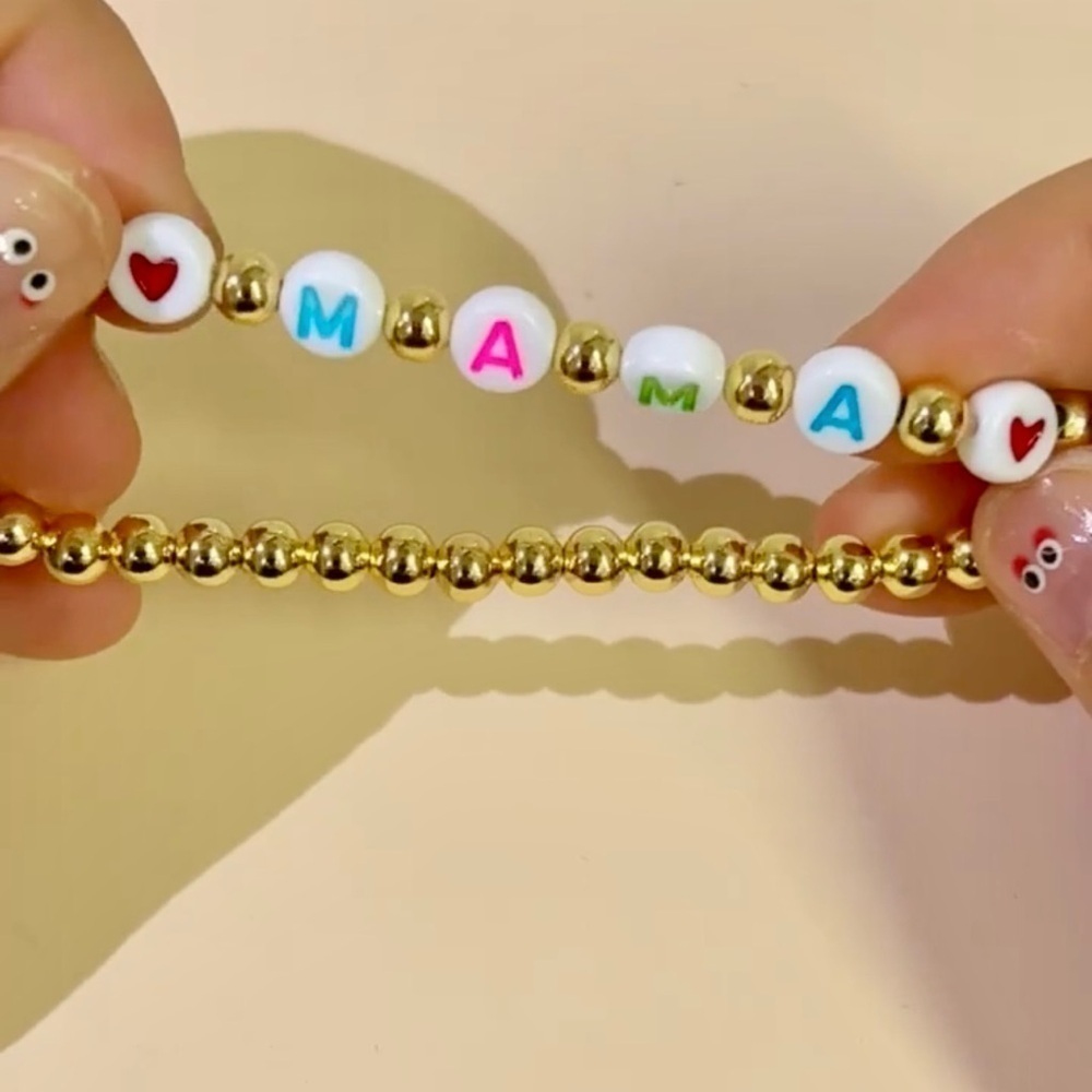 New mom gift, stretch bracelet - Picture 5 of 6